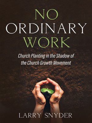 cover image of No Ordinary Work